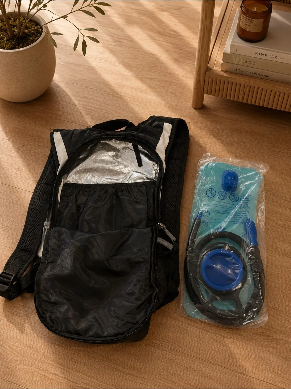 Olarhike Hydration Backpack with Reservoir - Black
